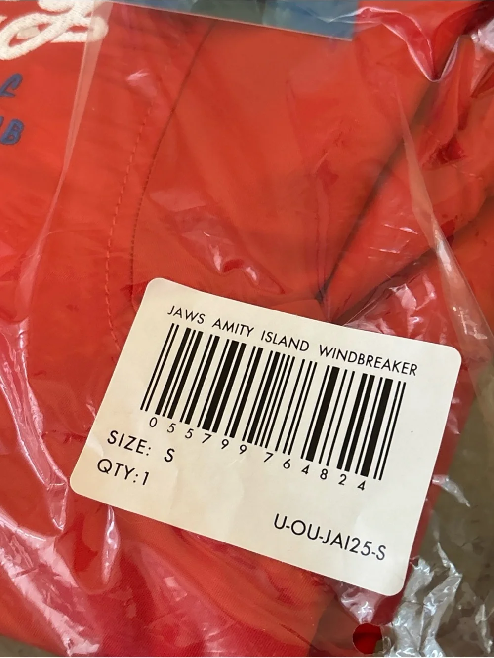Cakeworthy JAWS 50th Anniversary Amity Island Surf Club Lifeguard Windbreaker S - Picture 6 of 12